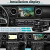 [2+64G] Android Car Stereo for Jeep Wrangler JL 2018-2021 & for Jeep Gladiator JT 2020-2021: Wireless Carplay & Android Auto - 9 Inch Touchscreen with GPS/EQ/WiFi + AHD Backup Camera view 2