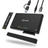 M.2 NVMe Enclosure - USB C 3.2 10Gbps Adapter Supports Hot-swapping and Offline Cloning with 2.5"/3.5" SATA Hard Drive Reader for Size 2242/2260/2280 view 1