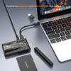 M.2 NVMe Enclosure - USB C 3.2 10Gbps Adapter Supports Hot-swapping and Offline Cloning with 2.5"/3.5" SATA Hard Drive Reader for Size 2242/2260/2280 view 3
