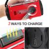 10000mAh Emergency Hand Crank Radio,AM FM NOAA Weather Alert Radio, Digital Display,3 Ways Powered Hand Crank,Solar Radio with Type-C Charger,Flashlight,Reading Lamp,Headphone Jack,SOS Alarm view 3