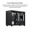 ASUS Prime AP201 Black Micro ATX PC Case Tempered Glass Edition Supports Graphics Cards up to 338mm, 360mm Coolers, & ATX PSUs, Tool-Free Side Panels, Tempered Glass Side & Front Panel USB Type-C view 3