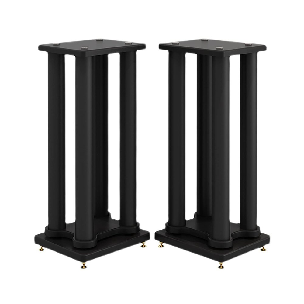 BTZHY Speaker Stands,2pcs Bookshelf Wooden Tripod, Comes with Pure Copper Feet, Can Isolate Ground Moisture