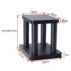 Speaker Stands,1 Pair Surround 25mm High Density Board + 32mm Metal Column, for Bookshelf Speakers Up to 50 Lbs view 2