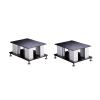 BTZHY Speaker Stands,A Pair of Metal Steel Construction Pedestal Style, Holds Satellite & Small Bookshelf Speakers, Strong Bearing Capacity view 1