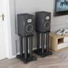 BTZHY Speaker Stands,2 Pack Bookshelf Floor Professional Desktop Audio Accessories with Vibration Absorption, for Home Theater Series view 1
