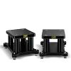 BTZHY Speaker Stands,2 Pack Bookshelf for Surround Sound and Book Shelf Speakers, for Home/Office/Studio/Theater view 1