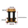 BTZHY Speaker Stands,2 Pack Bookshelf for Surround Sound and Book Shelf Speakers, for Home/Office/Studio/Theater view 2