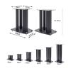 BTZHY Speaker Stands,1 Pair Surround Set of 2 Steel Base Supports, for Medium to Large Bookshelf Speakers, Easy Assembly view 2