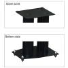 BTZHY Speaker Stands,1 Pair Surround Set of 2 Steel Base Supports, for Medium to Large Bookshelf Speakers, Easy Assembly view 3