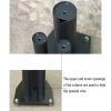 BTZHY Speaker Stands,1 Pair Surround Set of 2 Steel Base Supports, for Medium to Large Bookshelf Speakers, Easy Assembly view 4