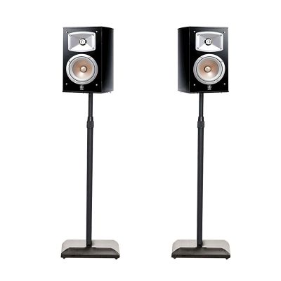 BTZHY Speaker Stands,2pcs Adjustable Height Audio Loud with Wire Management, for Home Theater Series