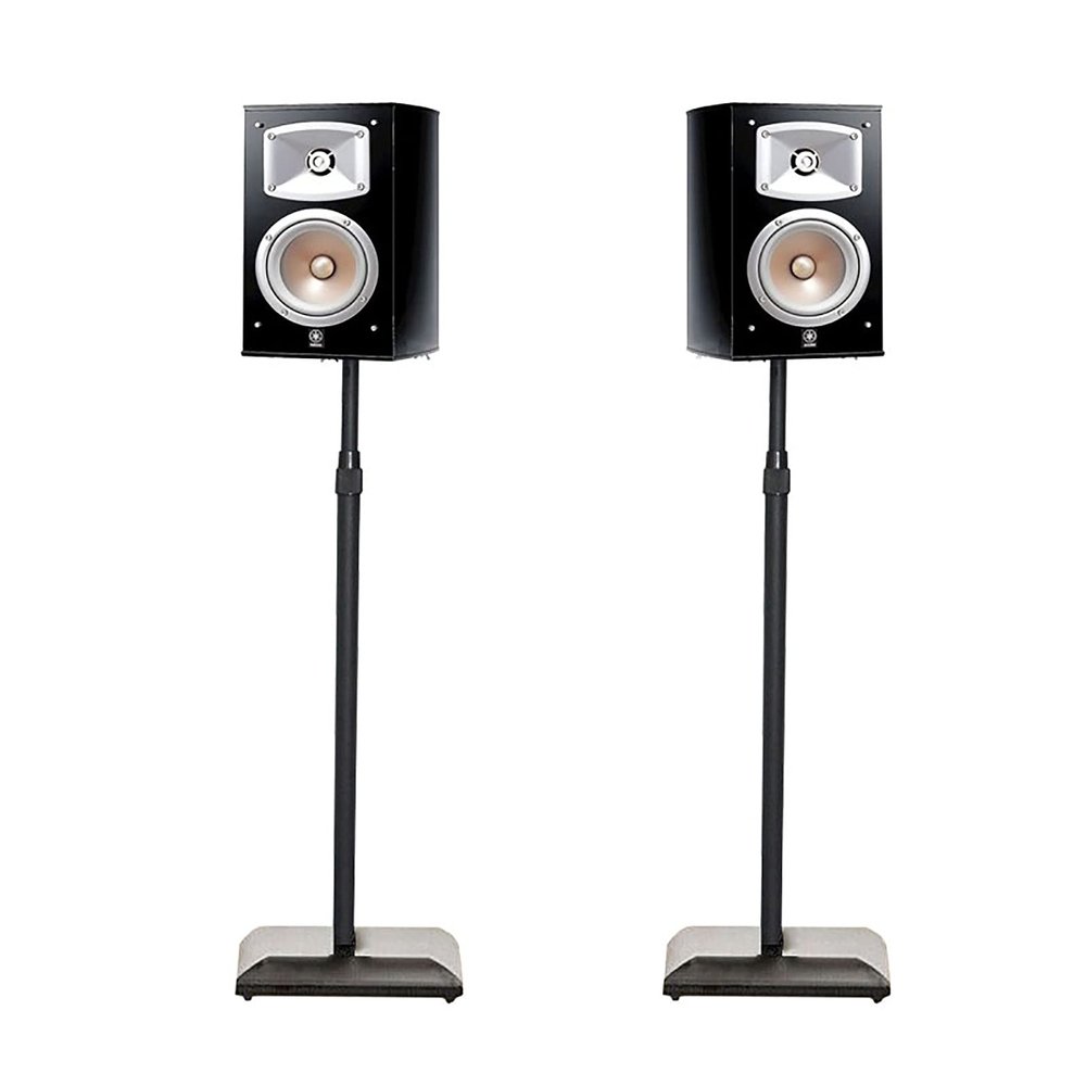 BTZHY Speaker Stands,2pcs Adjustable Height Audio Loud with Wire Management, for Home Theater Series