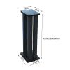 BTZHY Speaker Stands,Universal Floor 1 Pair, Set of 2 Wooden Base Supports, for Medium to Large Bookshelf Speakers, Comes with 8 Pure Copper Feet view 2