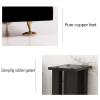 BTZHY Speaker Stands,Universal Floor 1 Pair, Set of 2 Wooden Base Supports, for Medium to Large Bookshelf Speakers, Comes with 8 Pure Copper Feet view 4