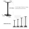 BTZHY Speaker Stands,A Pair of Bookshelf Premium High-Density MDF, Hidden Cable Design, Structural Stability, Easy Mobility view 2