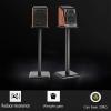 BTZHY Speaker Stands,A Pair of Bookshelf Premium High-Density MDF, Hidden Cable Design, Structural Stability, Easy Mobility view 3