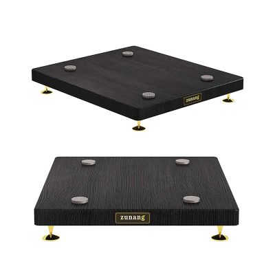 Speaker Stands,1 Pair Bookshelf 2pcs Audio Shelf for Better Audio, Comes with 8 Non-Slip Gaskets, Prevent Falling