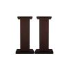 Speaker Stands,2pcs Bookshelf 3A Grade Thickened Sheet, Equipped with 8 Anti-Slip Pads, Multiple Height Options, Black and Walnut view 1