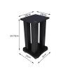 BTZHY Speaker Stands,1 Pair Surround Set of 2 Wooden Base Supports, A Variety of Heights are Available 7.8-27.5 Inches, Easy Assembly view 2
