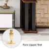 BTZHY Speaker Stands,1 Pair Surround Set of 2 Wooden Base Supports, A Variety of Heights are Available 7.8-27.5 Inches, Easy Assembly view 3