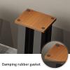 BTZHY Speaker Stands,1 Pair Surround Set of 2 Wooden Base Supports, A Variety of Heights are Available 7.8-27.5 Inches, Easy Assembly view 4