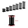 BTZHY Speaker Stands,A Pair of Universal Holds Satellite & Small Bookshelf Speakers, Structural Stability, Easy Mobility view 2