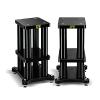 BTZHY Speaker Stands,A Pair of Bookshelf Hold Weight Up to 220lbs Small, Medium Satellite Bookshelf and Bluetooth Speakers, Easy to Assemble view 1