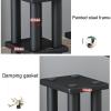 BTZHY Speaker Stands,Surround Sound Steel Construction Support, Vibration-Damping Rubber Gaskets, Support Bookshelf-Style Speakers Up to 66 Lbs view 4