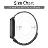 Metal Band for Fitbit Luxe Bands Women Men, Stainless Steel Mesh Loop Adjustable Magnetic Wristband Replacement Strap Compatible with Fitbit Luxe Fitness and Wellness Tracker (Black) view 4