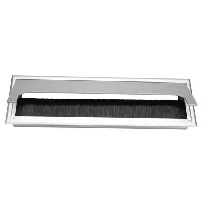 Miokycl Square Aluminium Desk Computer Wire Cable Tidy Outlet Insert Hole Top Cover (Large Clamp Device: 25CM/0.791.97in Rod)
