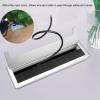 Miokycl Square Aluminium Desk Computer Wire Cable Tidy Outlet Insert Hole Top Cover (Large Clamp Device: 25CM/0.791.97in Rod) view 4