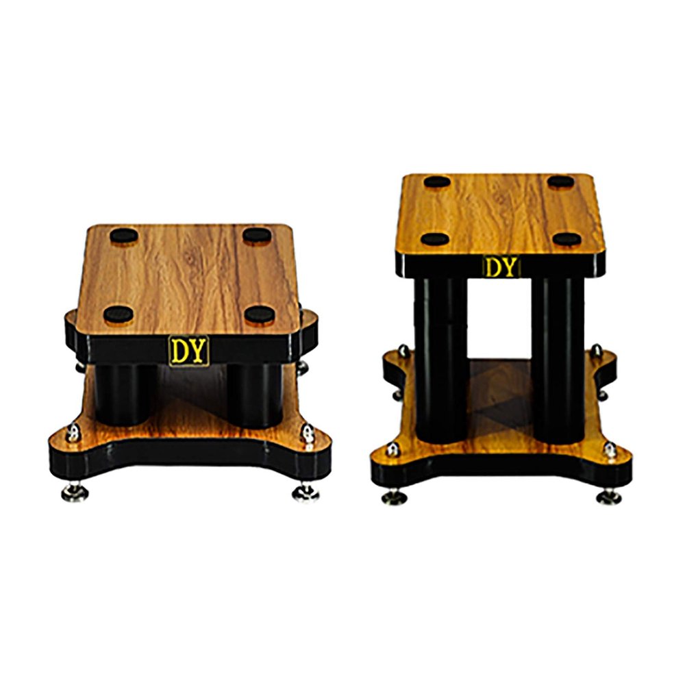 BTZHY Speaker Stands,2pcs Bookshelf Enlarged and Widened Tray with Pure Copper Feet, Weight Up to 20lbs - 1 Pair