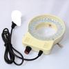 3-5W 52pcs LED Bulbs Adjustable Lights Bright Lamps for Biological Stereo Microscope Light Source Ring Lamp AC100-240V (Color : White) view 1