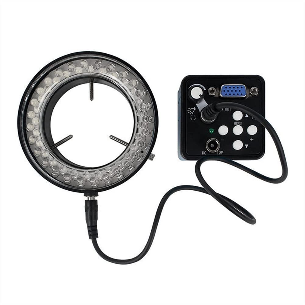 1080P Digital VGA 20MP Auto Focus Industrial Microscope Camera with LED Ring Light