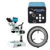 1080P Digital VGA 20MP Auto Focus Industrial Microscope Camera with LED Ring Light view 4