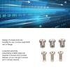 3pcs Trident Screw Set for TEAC for Ampex, NAB Hub Take Up Reel Screw Set (10.5inch x 1/4inch), with 3 Screws and 3 Screws Sleeves view 3