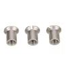 3pcs Trident Screw Set for TEAC for Ampex, NAB Hub Take Up Reel Screw Set (10.5inch x 1/4inch), with 3 Screws and 3 Screws Sleeves view 4