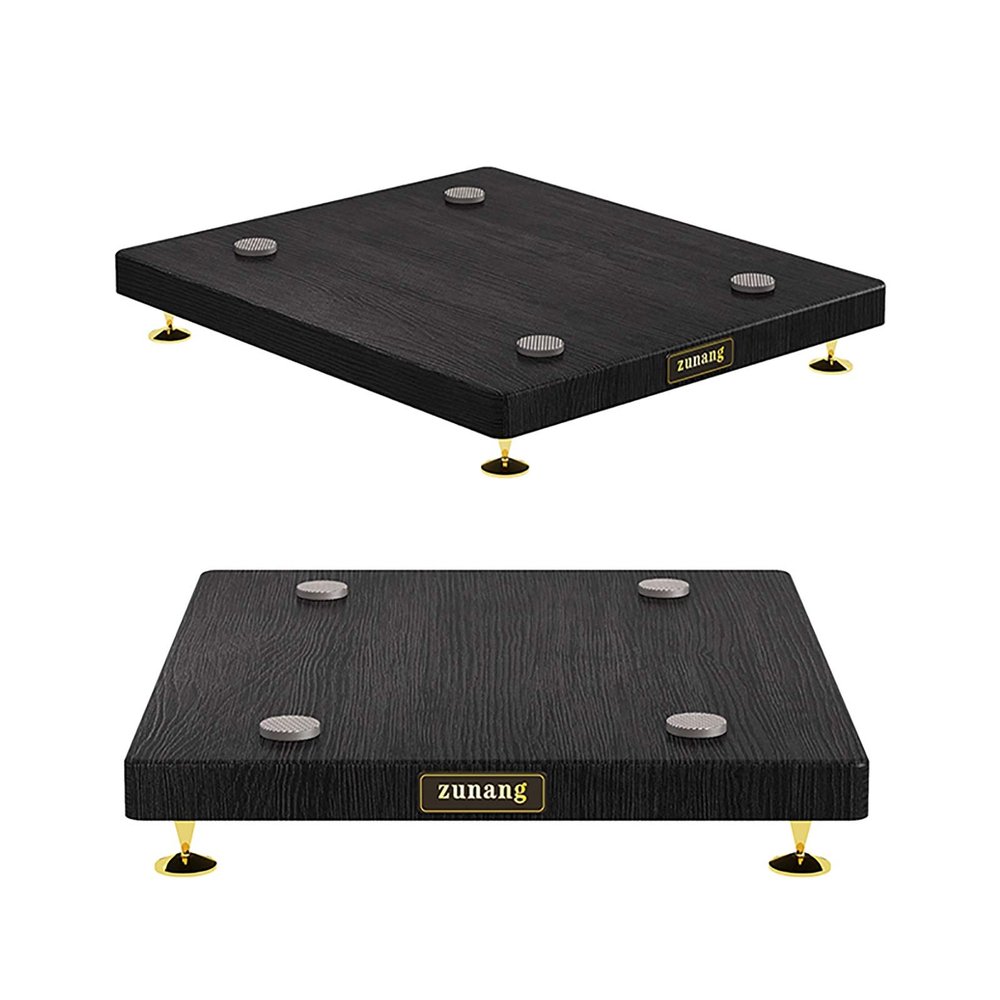 Speaker Stands,1 Pair Bookshelf 2pcs Audio Shelf for Better Audio, Comes with 8 Non-Slip Gaskets, Prevent Falling