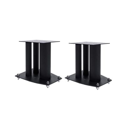 BTZHY Speaker Stands,2pcs Bookshelf for Surround Sound and Book Shelf Speakers, Comes with Silver-Plated Copper Feet