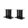BTZHY Speaker Stands,2pcs Bookshelf for Surround Sound and Book Shelf Speakers, Comes with Silver-Plated Copper Feet view 1