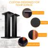 BTZHY Speaker Stands,2pcs Bookshelf Professional Speaker Surround Frame, Holds Satellite & Small Bookshelf Speakers view 3