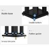 Speaker Stands,A Pair of Bookshelf Structural Stability, Easy Mobility, for Home/Office/Studio/Theater, Black view 4