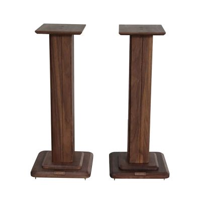 BTZHY Speaker Stands,A Pair of Wooden Hollowed Stands for Optional Sand Filling Tuning, Structural Stability, Easy Mobility