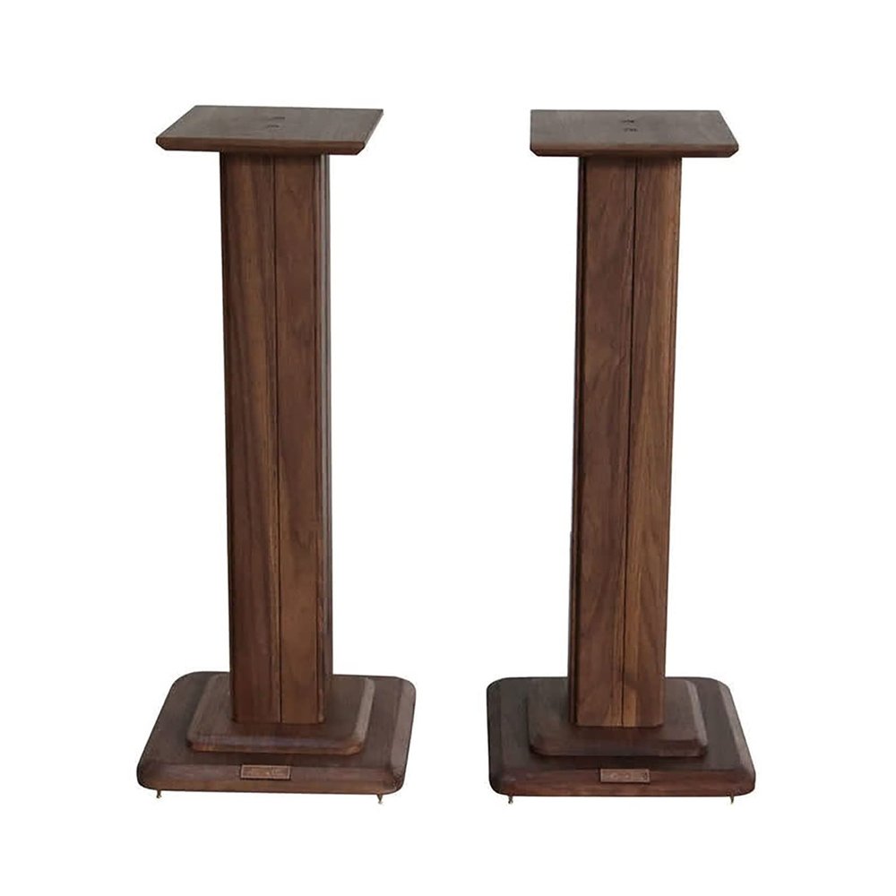 BTZHY Speaker Stands,A Pair of Wooden Hollowed Stands for Optional Sand Filling Tuning, Structural Stability, Easy Mobility