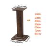 BTZHY Speaker Stands,A Pair of Wooden Hollowed Stands for Optional Sand Filling Tuning, Structural Stability, Easy Mobility view 2