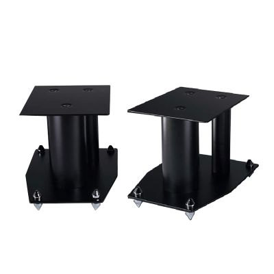 BTZHY Speaker Stands,Metal Speaker Stand 2-Pack, 2pcs Audio Shelf, for Surround Sound and Book Shelf Speakers, Easy Assembly