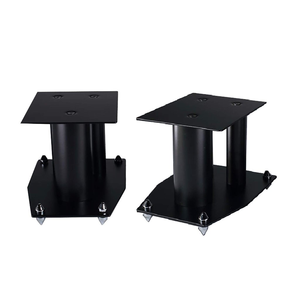 BTZHY Speaker Stands,Metal Speaker Stand 2-Pack, 2pcs Audio Shelf, for Surround Sound and Book Shelf Speakers, Easy Assembly
