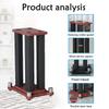 BTZHY Speaker Stands,A Pair of Universal Equipped with Shock-Absorbing Feet, Isolate Ground Moisture view 4