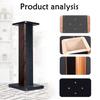 BTZHY Speaker Stands,A Pair of Bookshelf Floor Holds Satellite & Small Bookshelf Speakers, with Pure Copper Feet, Easy to Assemble view 3