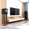 Speaker Stands,1 Pair Bookshelf Can Optional Sand Filling Tuning for Better Audio, Easy Assembly, Weight Up to 22lbs - 1 Pair view 1